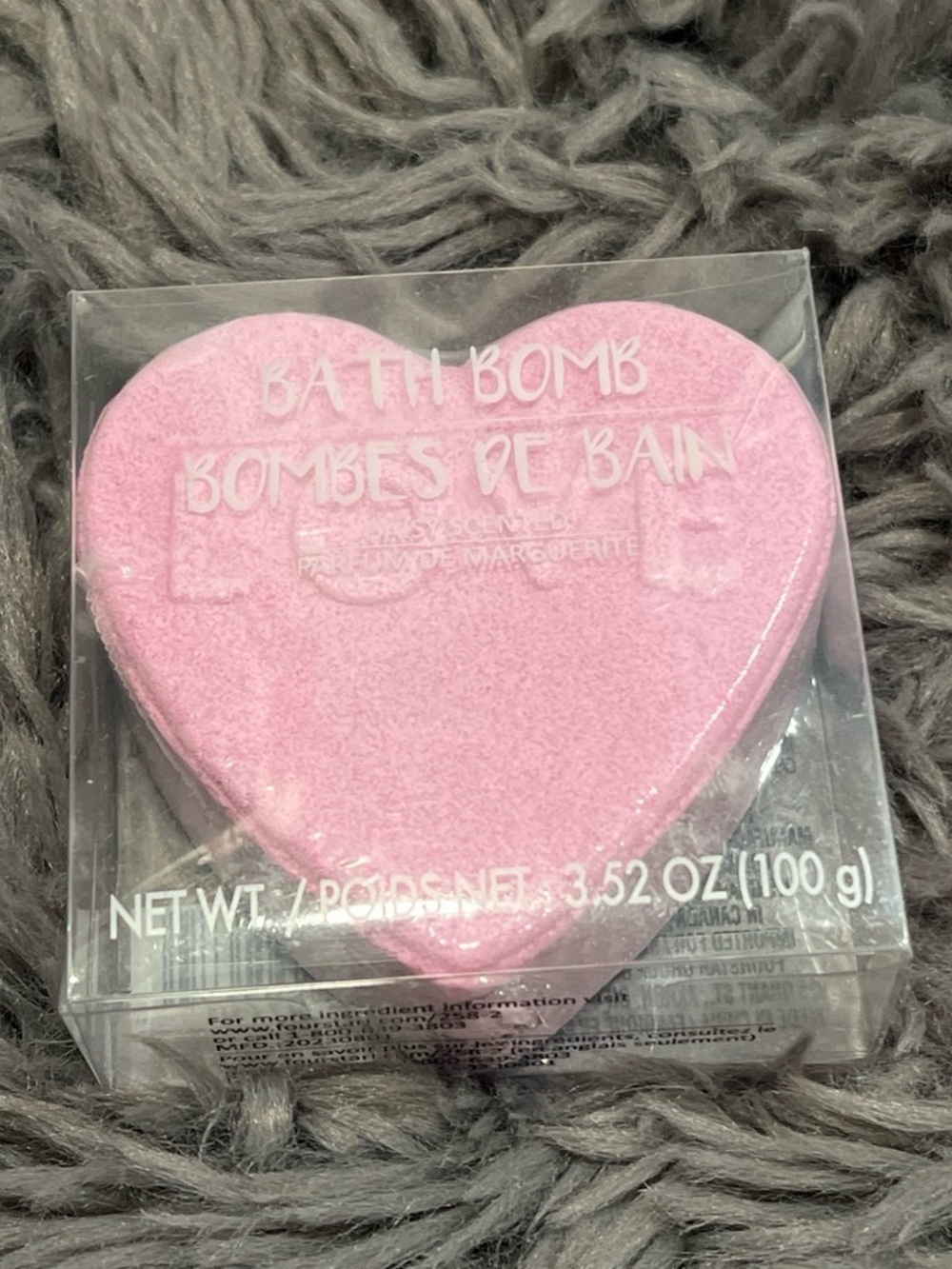 Bath Bomb Heart - Pink Scented Bath & Body
